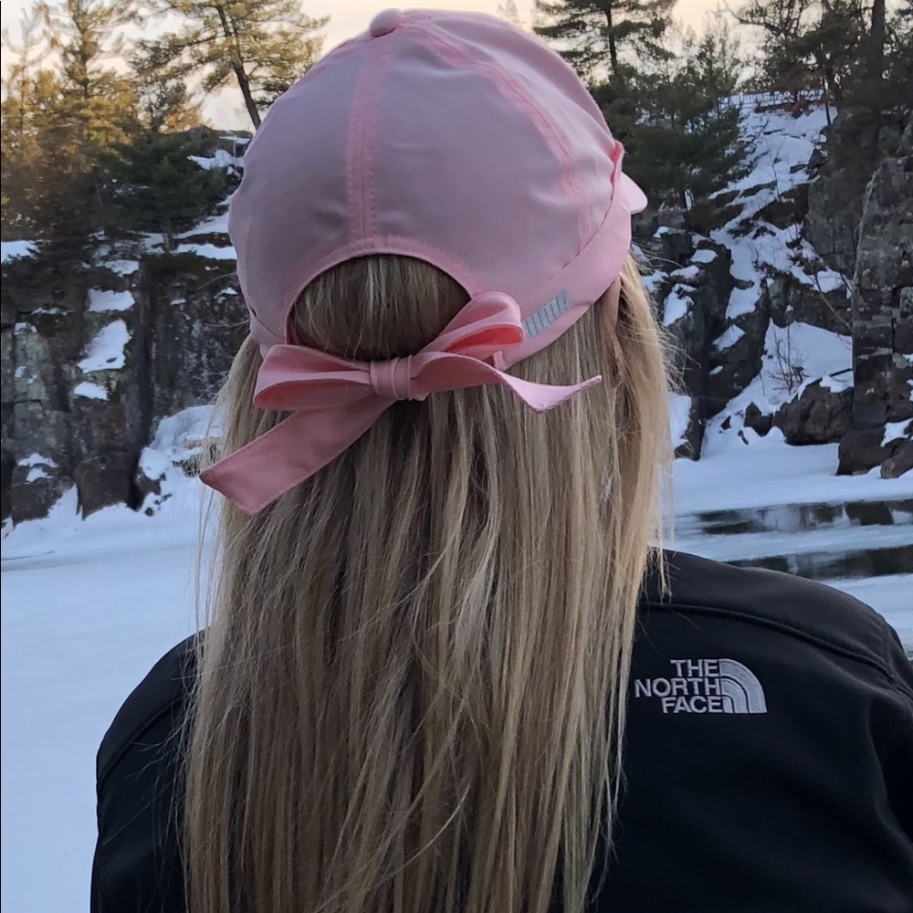 Pink puma hat